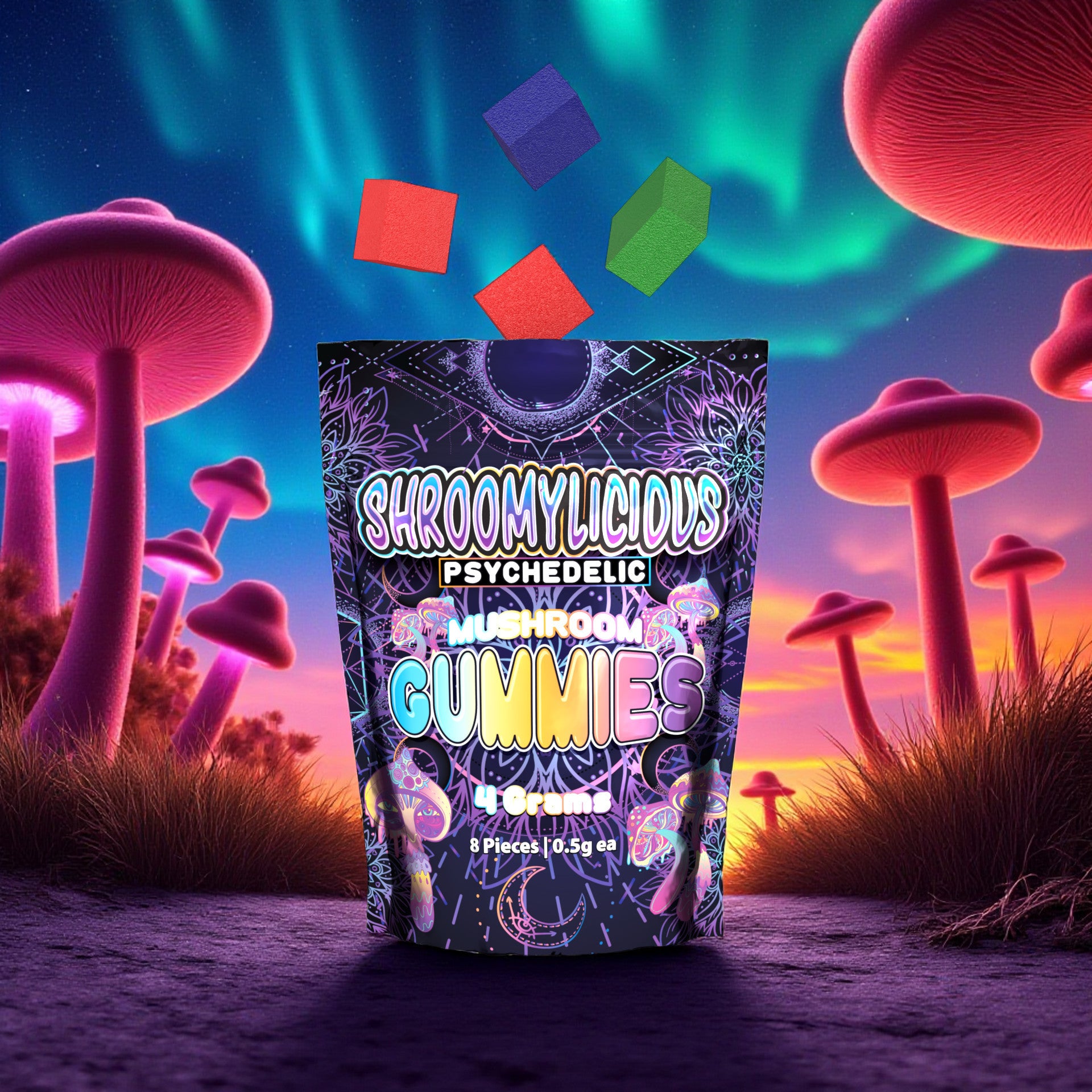 Mixed Fruit Gummies 4g (0.5g Per Serving)